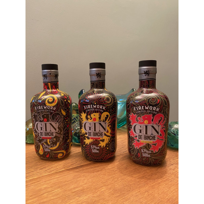 GIN DE BINCHE FIREWORK LIMITED EDITION 50CL 57%